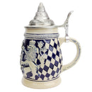 Bayern Coat of Arms Ceramic Beer Stein w/Lid - ScandinavianGiftOutlet