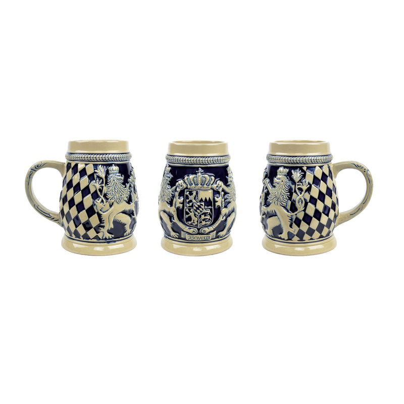 Bayern Coat of Arms Ceramic Beer Stein no/Lid - ScandinavianGiftOutlet