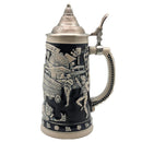 Munich Oktoberfest Stein & Wagon .75L with Etched Metal Lid - ScandinavianGiftOutlet