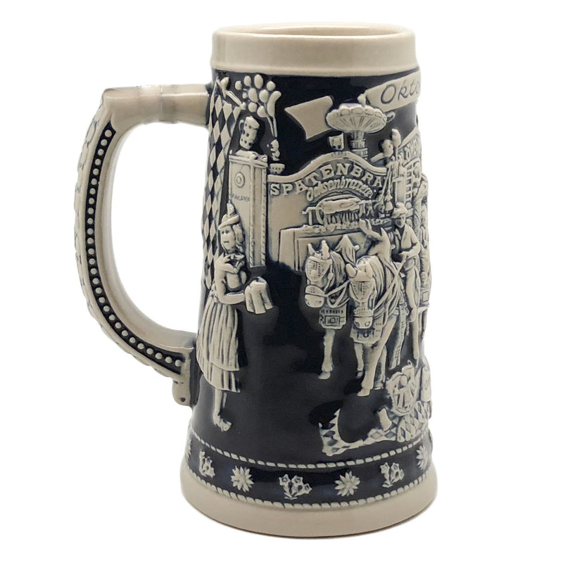 Munich Oktoberfest Collectible Beer Stein & Wagon .75L - ScandinavianGiftOutlet