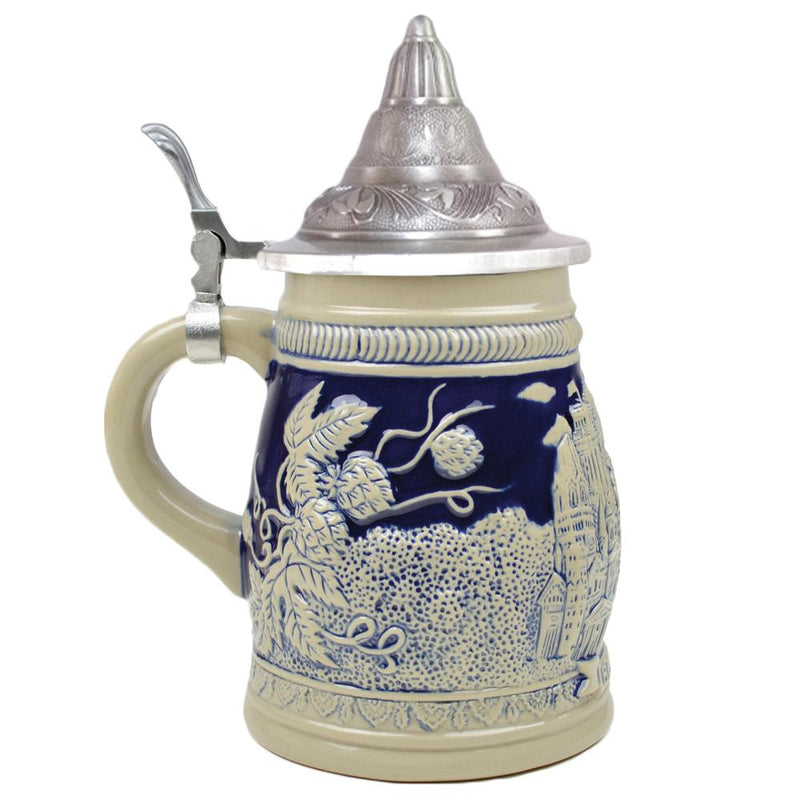 Berlin Beer Stein with Germany Landmarks .75L Lidded Stein - ScandinavianGiftOutlet