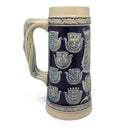 German Stein Coats of Arms Engraved no/Lid - ScandinavianGiftOutlet