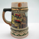 Ceramic Beer Stein German Village Scene Shot - ScandinavianGiftOutlet