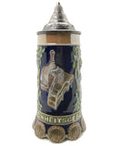 German Beer Purity Law "Reinheitsgebot" .85L Lidded Beer Stein - ScandinavianGiftOutlet