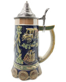 German Beer Purity Law "Reinheitsgebot" .85L Lidded Beer Stein - ScandinavianGiftOutlet