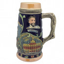 Ceramic Beer Stein Ludwig Theme no/Lid - ScandinavianGiftOutlet