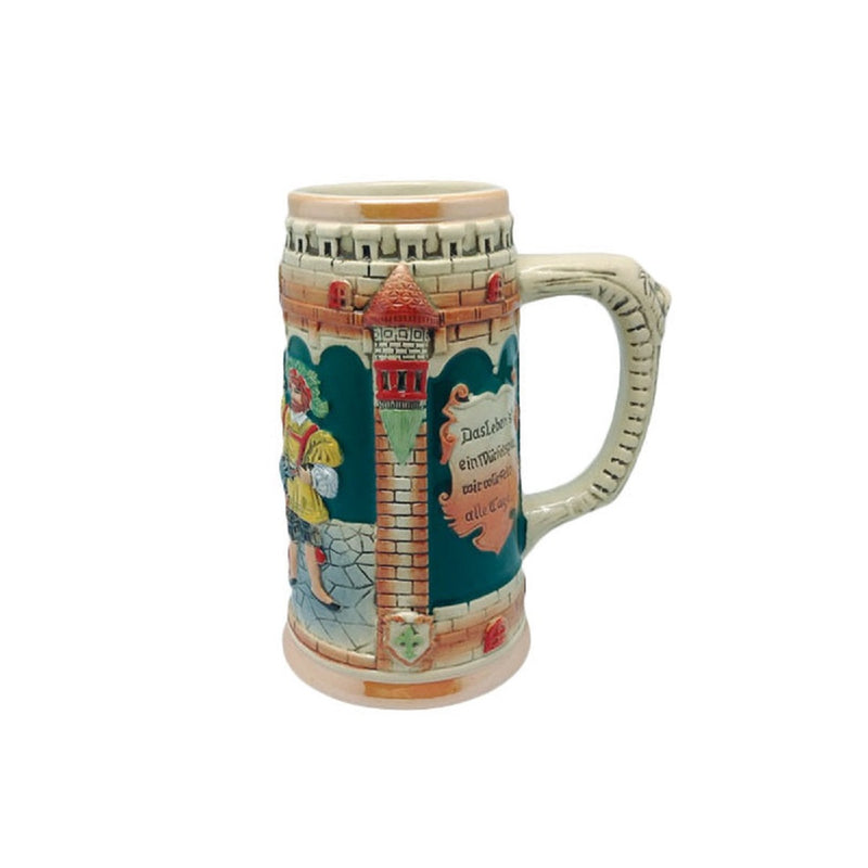 German Castle Engraved Beer Stein without Lid - ScandinavianGiftOutlet