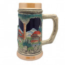 German Beer Stein Clock & Waterwheel no/Lid - ScandinavianGiftOutlet
