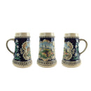 Bavarian Castle Engraved Ceramic Beer Stein no/Lid - ScandinavianGiftOutlet