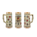 German Ceramic Stein Coat of Arms (no Lid) - ScandinavianGiftOutlet