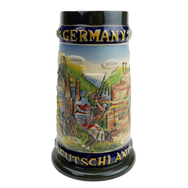 German Legends Stein without Lid - ScandinavianGiftOutlet