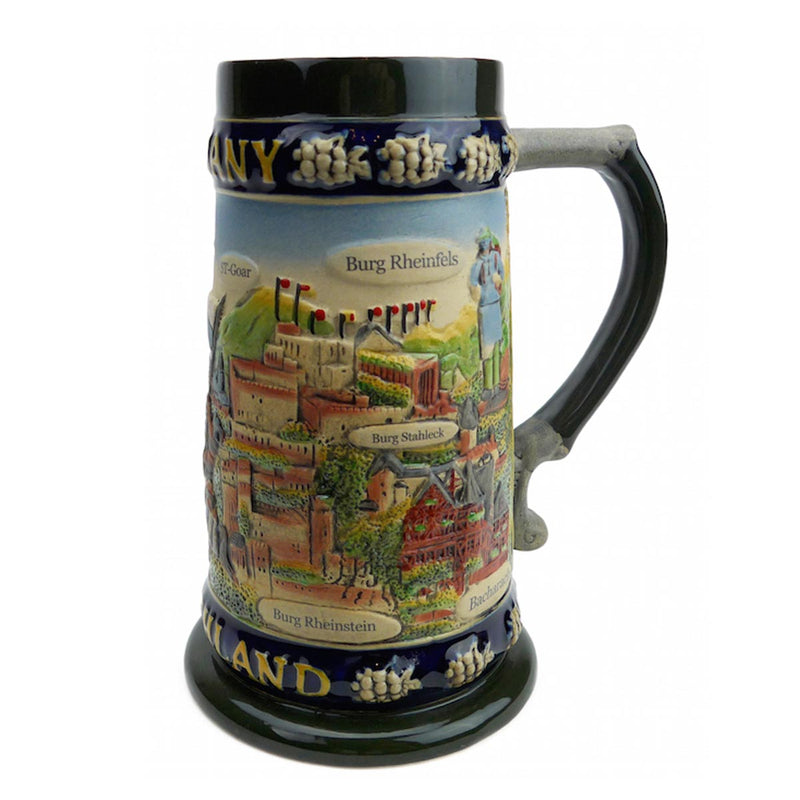 German Legends Stein without Lid - ScandinavianGiftOutlet