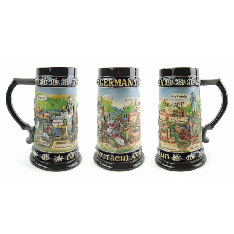 German Legends Stein without Lid - ScandinavianGiftOutlet