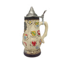 Engraved Beer Stein Edelweiss (Lid) - ScandinavianGiftOutlet