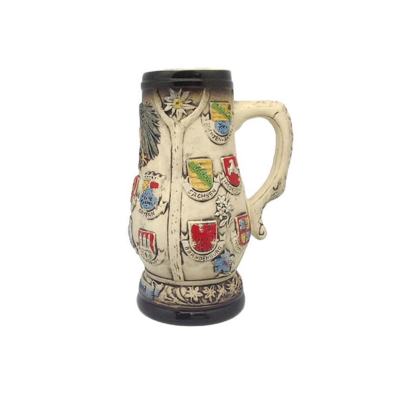 Engraved Beer Stein Edelweiss (no Lid) - ScandinavianGiftOutlet