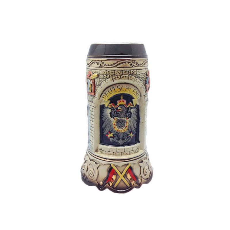 Scenic Germany Engraved Collectible Beer Stein without lid - ScandinavianGiftOutlet