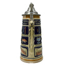Schnitzelbank Song .9L Engraved Ceramic Lidded Beer Stein - ScandinavianGiftOutlet