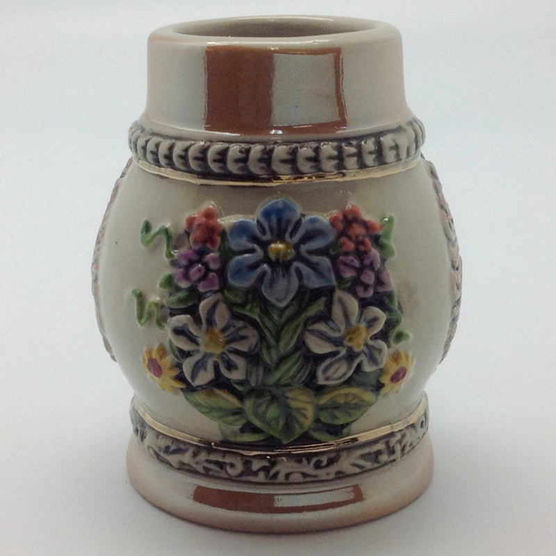 Engraved Beer Stein: Alpine Flowers Shot - ScandinavianGiftOutlet