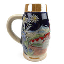 Alpine Village Engraved Ceramic .75L Beer Stein - ScandinavianGiftOutlet
