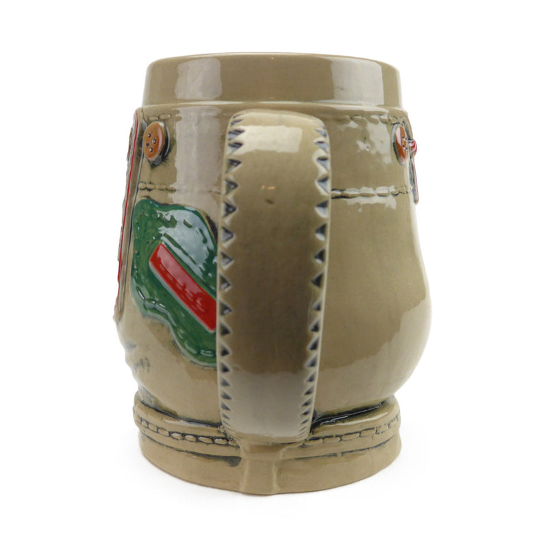 German Lederhosen Beer Stein without Lid - ScandinavianGiftOutlet