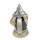 German Dirndl Ceramic Stein with Lid - ScandinavianGiftOutlet