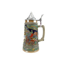 European Winter Beer Stein .5L with Embossed Metal Lid - ScandinavianGiftOutlet