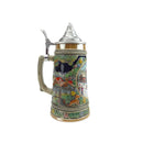 European Winter Beer Stein .5L with Embossed Metal Lid - ScandinavianGiftOutlet