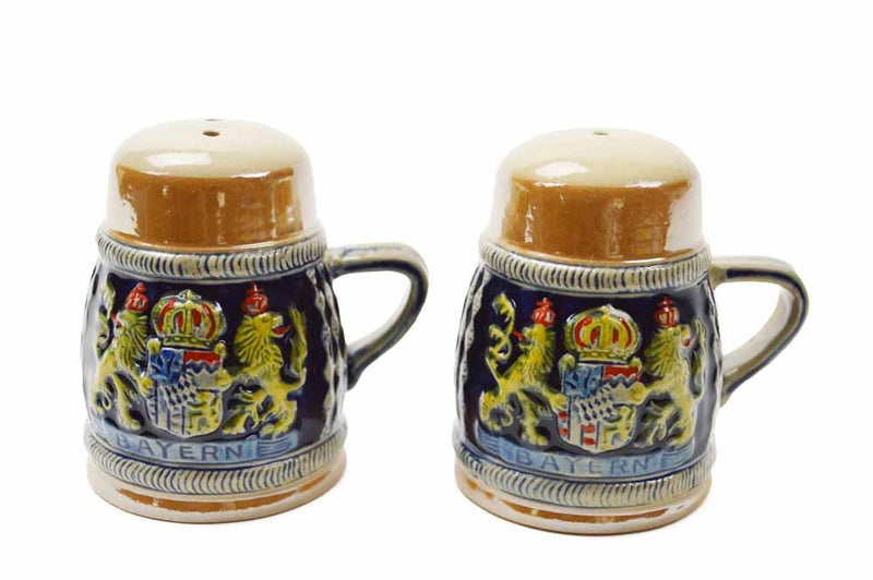 Engraved Beer Stein: Bayern Salt and Pepper - ScandinavianGiftOutlet