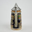 German Landmarks Engraved Stein Metal Lid - ScandinavianGiftOutlet