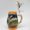 German Bier Fest Engraved Stein Metal Lid - ScandinavianGiftOutlet