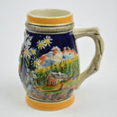 German Bier Fest Engraved Stein Metal no/Lid - ScandinavianGiftOutlet