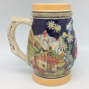 German Bier Fest Engraved Stein Metal no/Lid - ScandinavianGiftOutlet