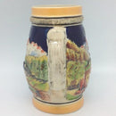 German Bier Fest Engraved Stein Metal no/Lid - ScandinavianGiftOutlet