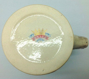 German Bier Fest Engraved Stein Metal no/Lid - ScandinavianGiftOutlet