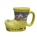 Ceramic Yellow German Gluhwein Boot Mug - ScandinavianGiftOutlet