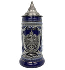 .75L Eagle Metal Medallion Engraved Beer Stein with Metal Lid - ScandinavianGiftOutlet