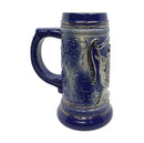 .75L German Eagle Metal Medallion Engraved Ceramic Beer Stein - ScandinavianGiftOutlet