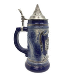 Raised Relief .75L Lidded Beer Stein & Bayern Metal Medallion - ScandinavianGiftOutlet