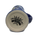 Raised Relief .75L Ceramic Beer Stein & Bayern Metal Medallion - ScandinavianGiftOutlet