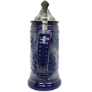 German Village Medallion .75L Engraved Stein Mug with Lid - ScandinavianGiftOutlet