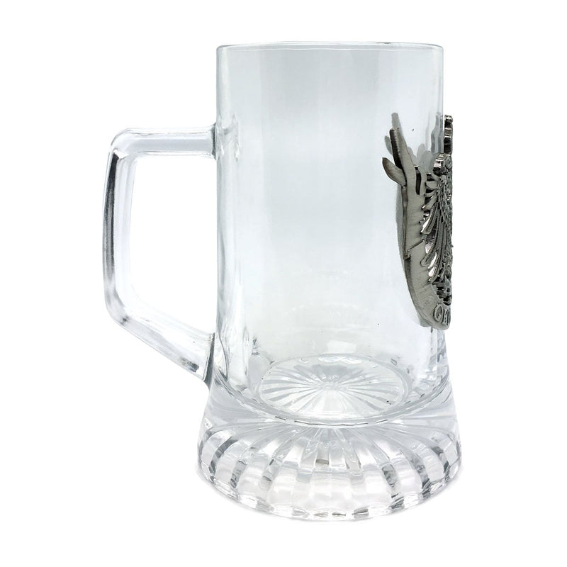 Cool Beer Glass .5L with Deutschland Eagle Medallion - ScandinavianGiftOutlet