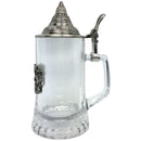 Lidded .5L Engraved Cool Beer Mug with Bayern Metal Medallion - ScandinavianGiftOutlet