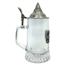 Lidded .5L Engraved Cool Beer Mug with Bayern Metal Medallion - ScandinavianGiftOutlet