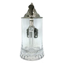 Lidded .5L Engraved Cool Beer Mug with Bayern Metal Medallion - ScandinavianGiftOutlet