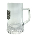 Cool Beer Mug Oktoberfest .5L with Bayern Metal Medallion - ScandinavianGiftOutlet