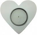 Scandinavian Heart Candle Votive White - ScandinavianGiftOutlet