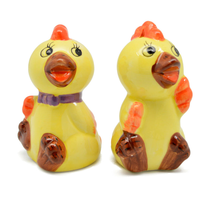 Animal Salt and Pepper Shakers Chickens Basket - ScandinavianGiftOutlet