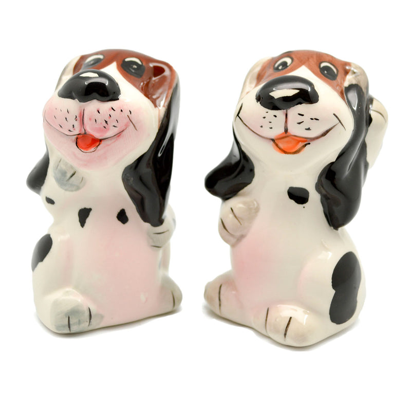 Animal Salt and Pepper Shakers Dogs Basket - ScandinavianGiftOutlet