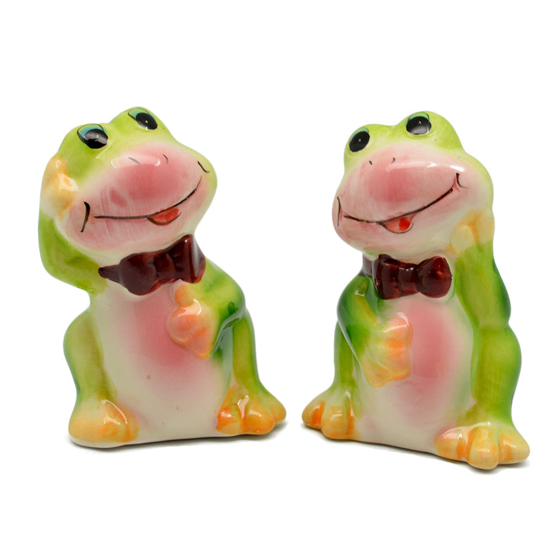 Animal Salt and Pepper Shakers Frogs Basket - ScandinavianGiftOutlet