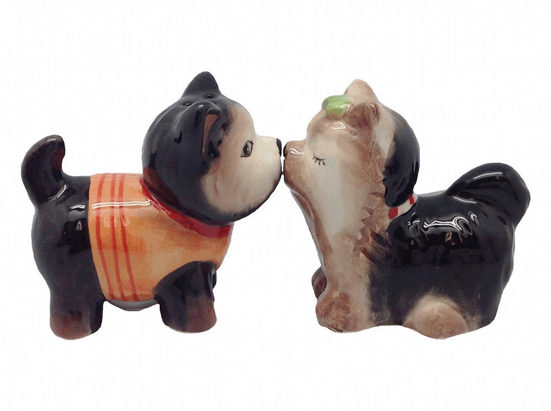 Ceramic Salt & Pepper Set Magnetic Dogs - ScandinavianGiftOutlet